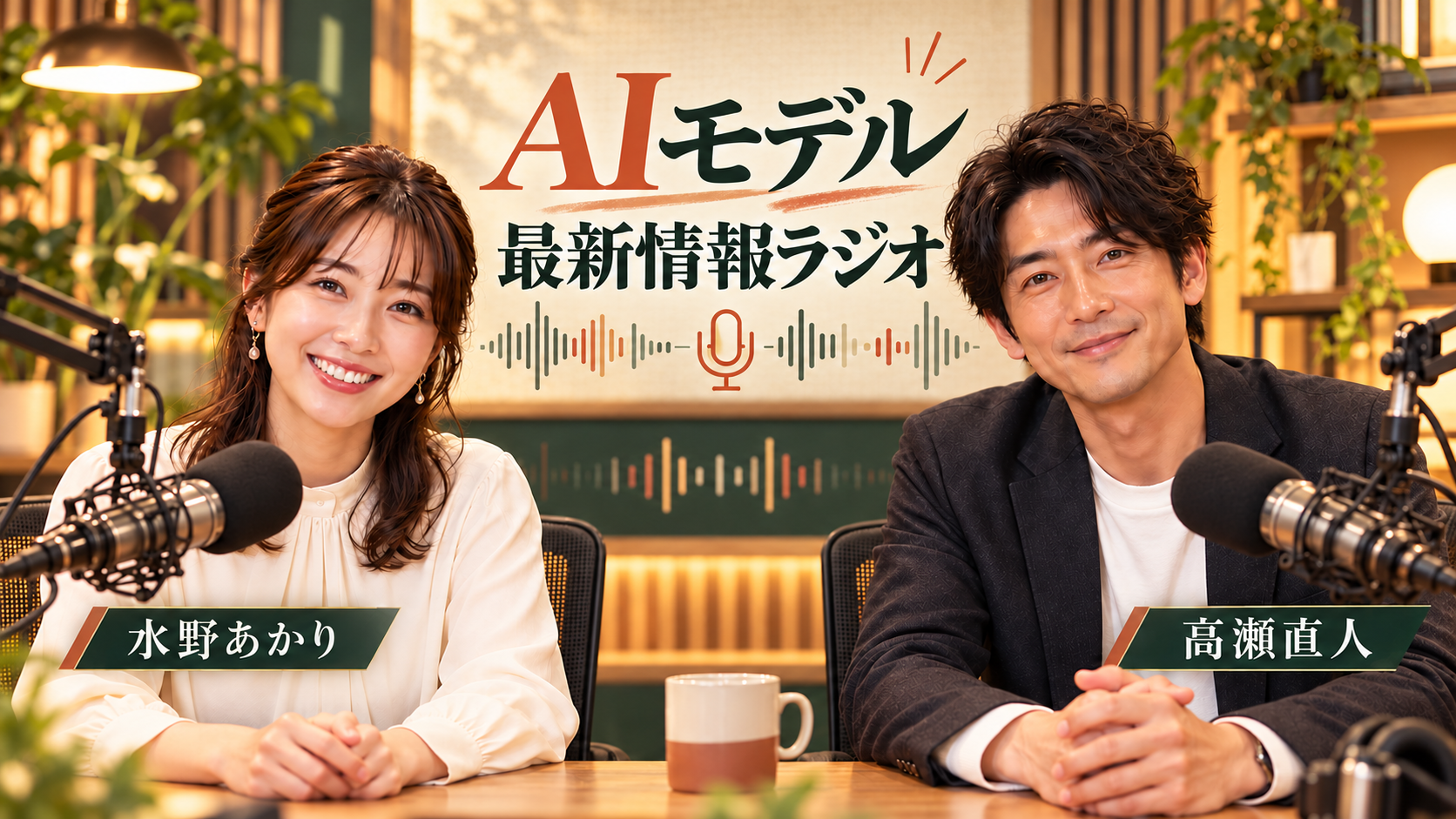 AIモデル最新情報ラジオの番組ビジュアル